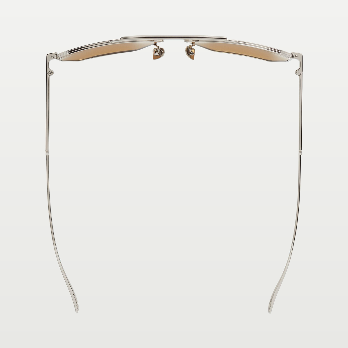 Bottega Veneta Men's Classic Aviator Sunglasses in Silver / Brown