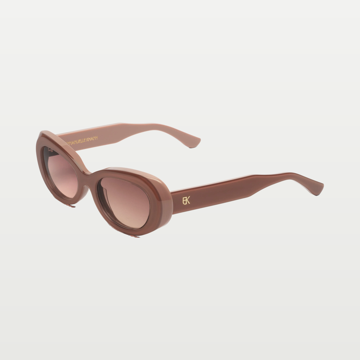 Emmanuelle Khanh Sunglasses PARIS — GLOSSY SIENA