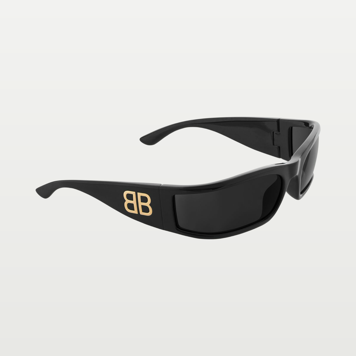 Balenciaga Sunset Rectangle Sunglasses in Black