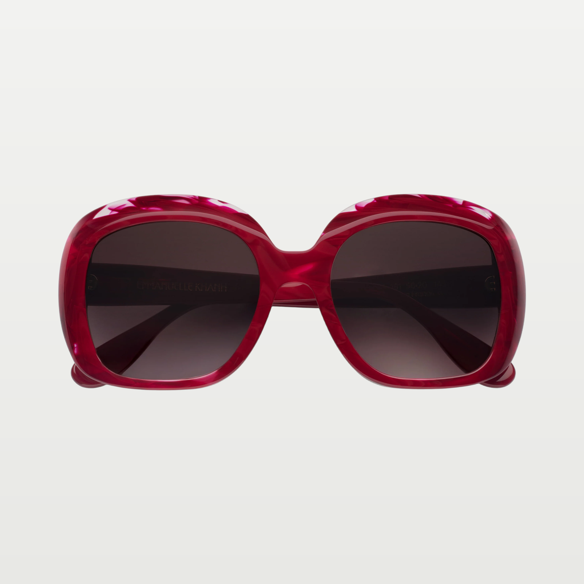 Emmanuelle Khanh Sunglasses NOVA — MOIRE BORDEAUX