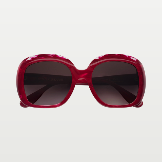 Emmanuelle Khanh Sunglasses NOVA — MOIRE BORDEAUX