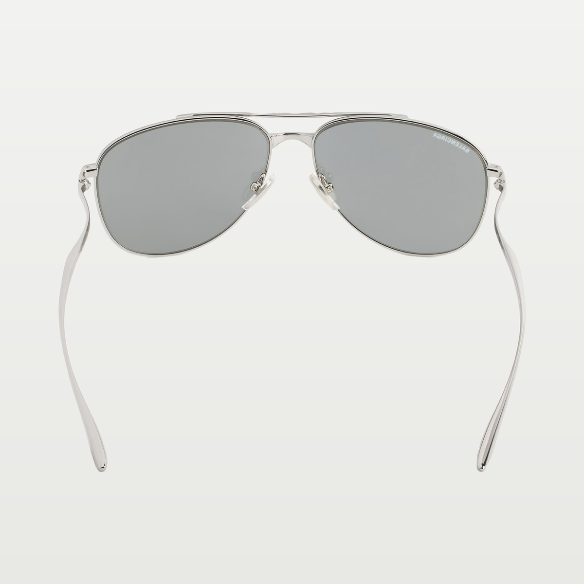 Balenciaga Men's Monday Pilot Sunglasses in Light Ruthenium