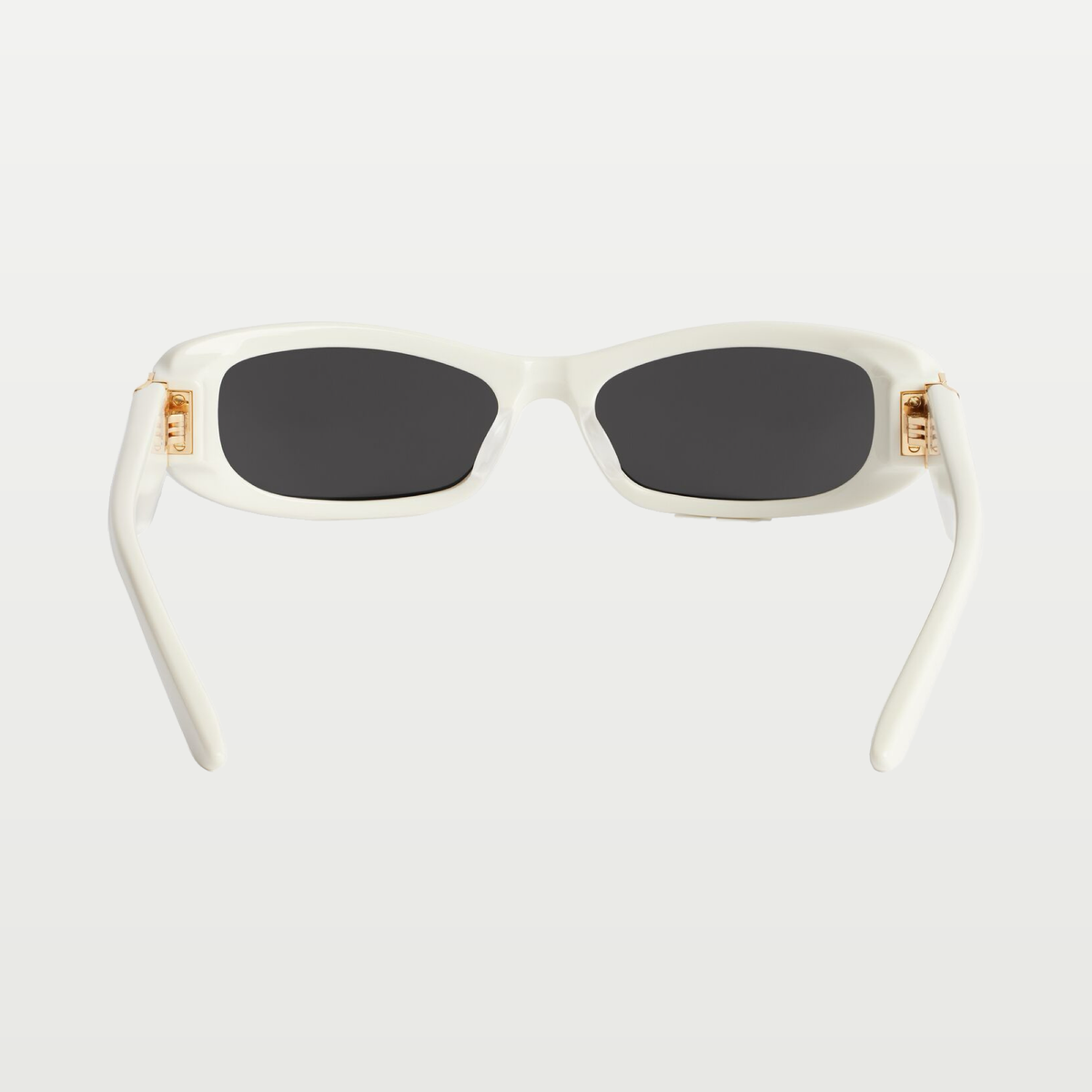 Balenciaga Women's Cosmo Rectangle Sunglasses in Off White