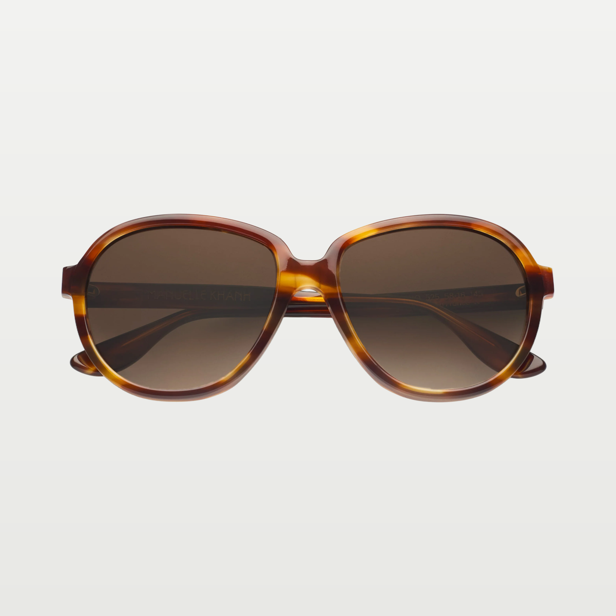 Emmanuelle Khanh Sunglasses MANO-SOL — HAVANA FLAME