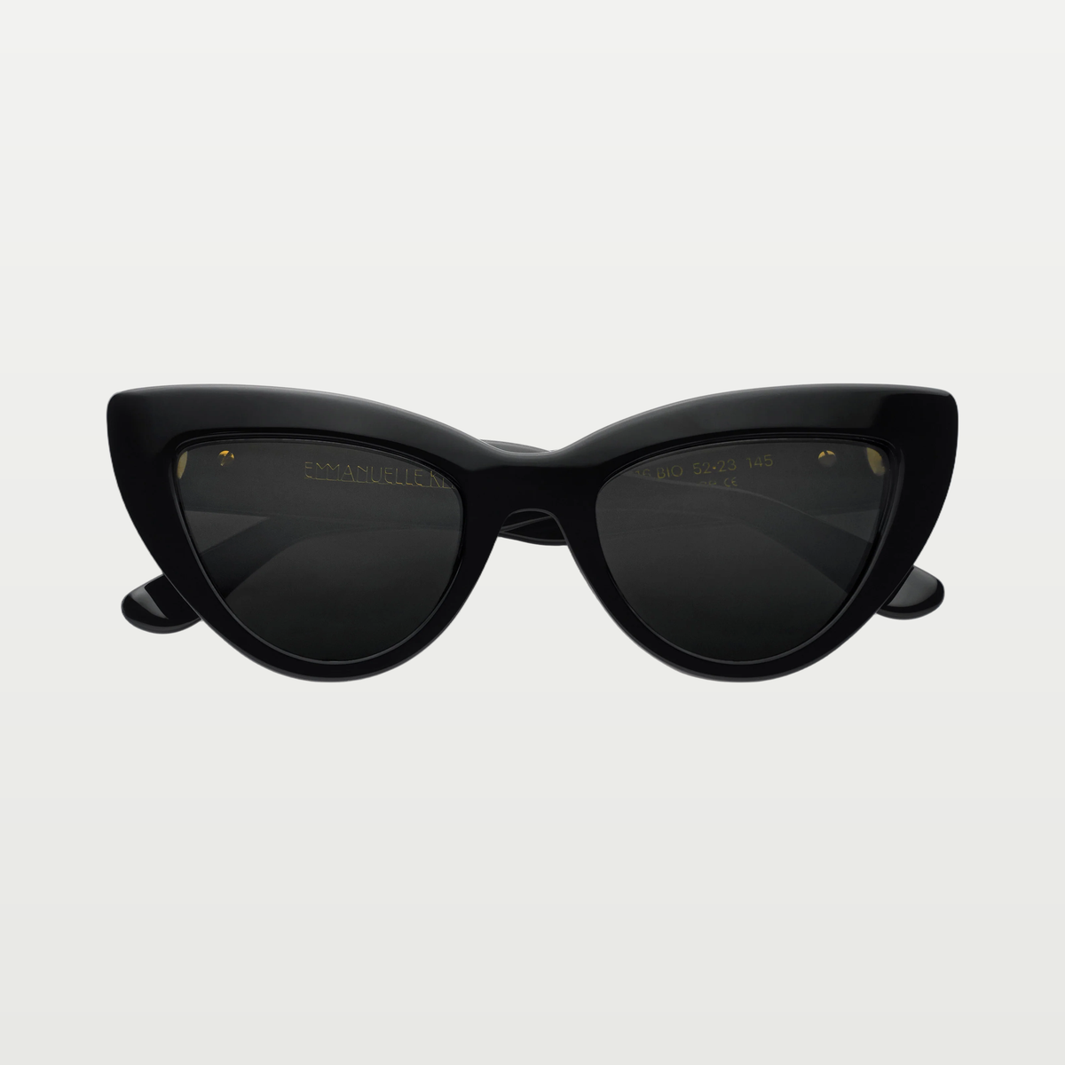 Emmanuelle Khanh Sunglasses CHERRY — BLACK GLOSSY
