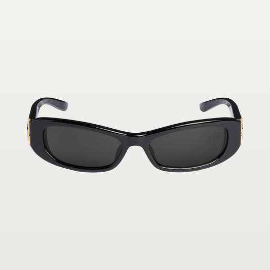 Balenciaga Women's Cosmo Rectangle Sunglasses in Black