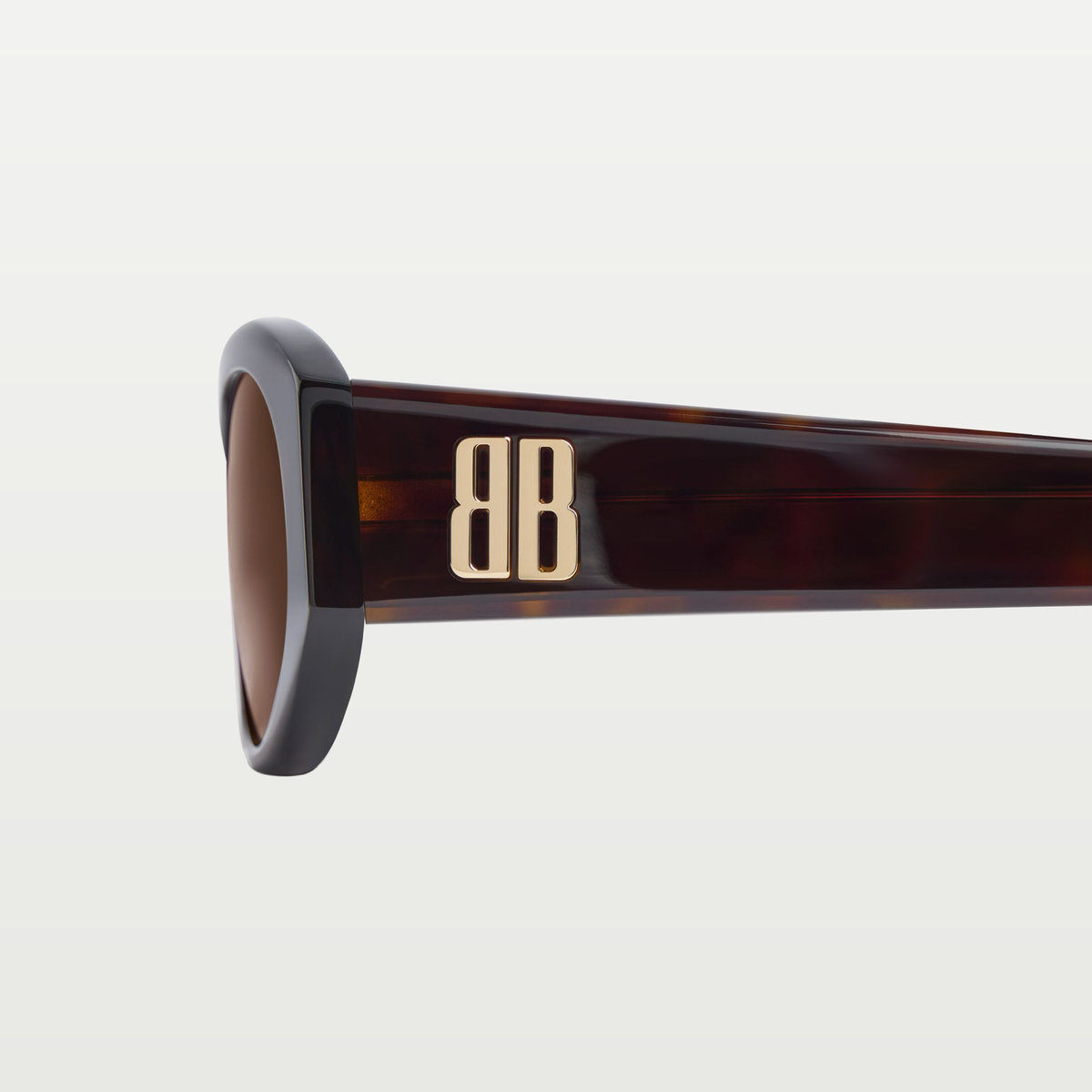 Balenciaga Women's Nano Round Af Sunglasses in Dark Havana