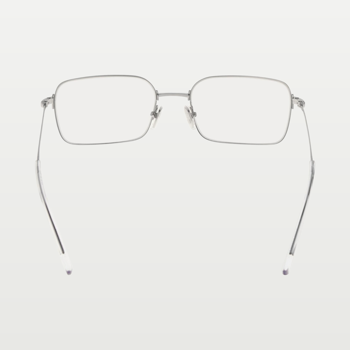 Balenciaga Invisible Rectangle Sunglasses in Silver