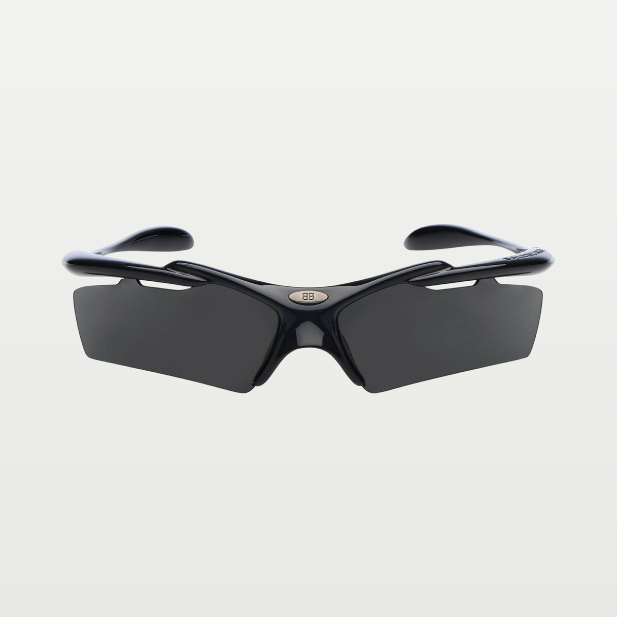 Balenciaga Turbo Rectangle Sunglasses in Black