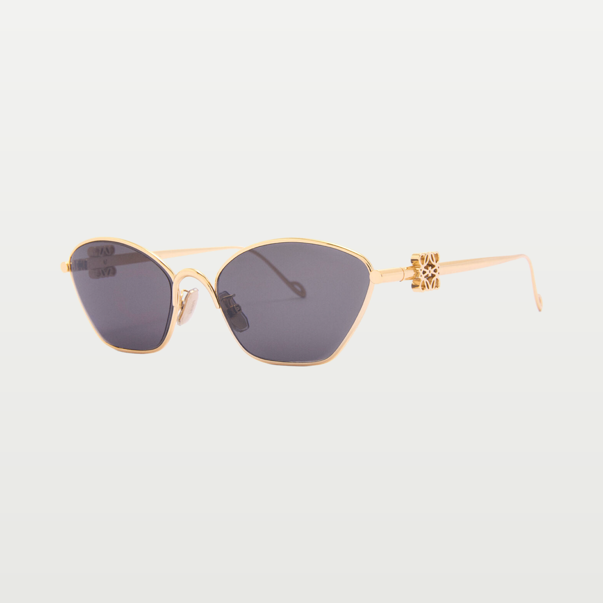 LOEWE Anagram hexagonal sunglasses in Smoke Moka