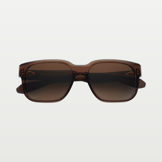 Emmanuelle Khanh Sunglasses RUSH — CRYSTAL BROWN