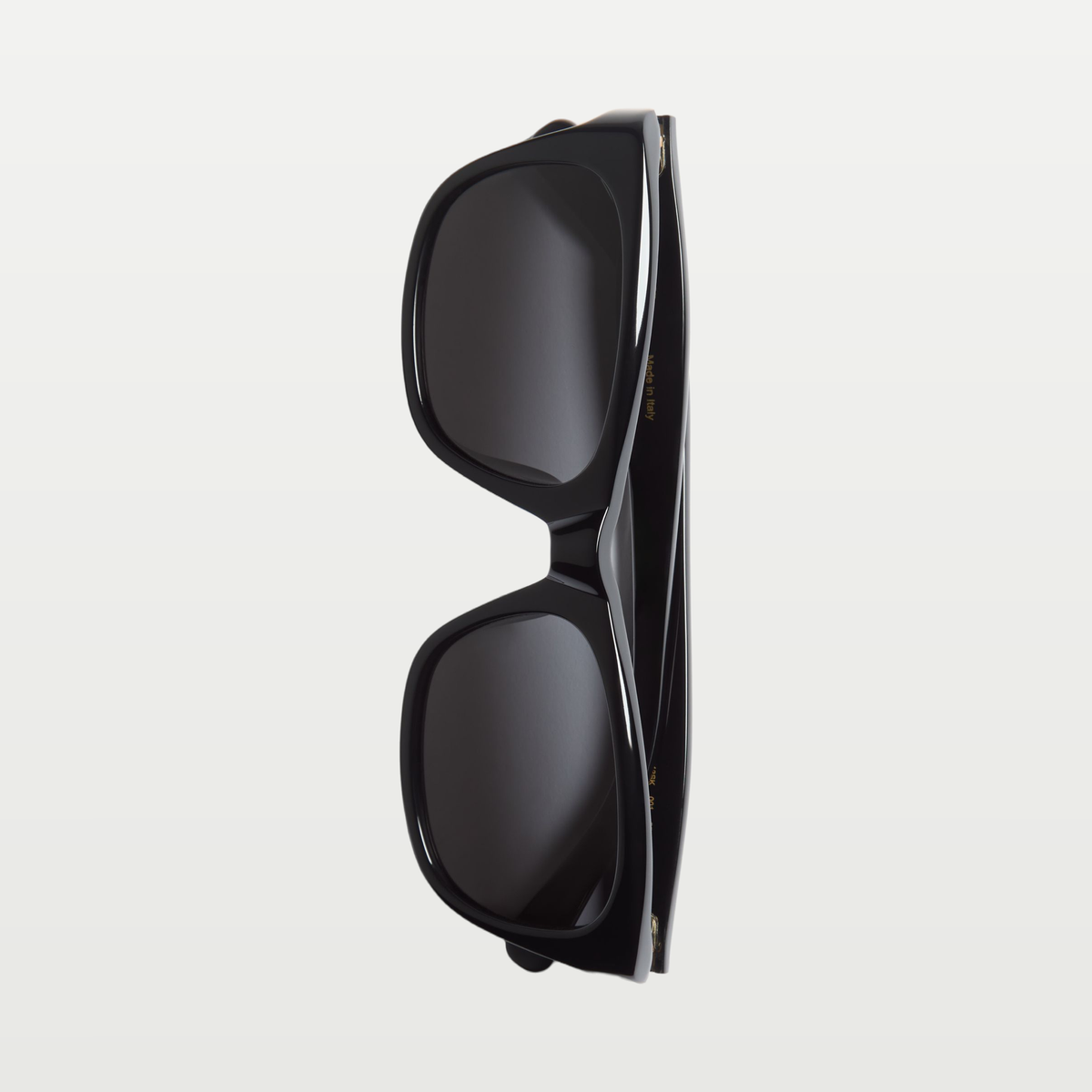 Valentino Rectangular Acetate Glasses — BLACK/GRAY