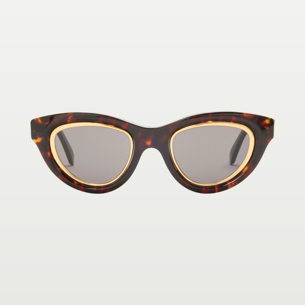 LOEWE Mini Anagram Cateye sunglasses in Havana