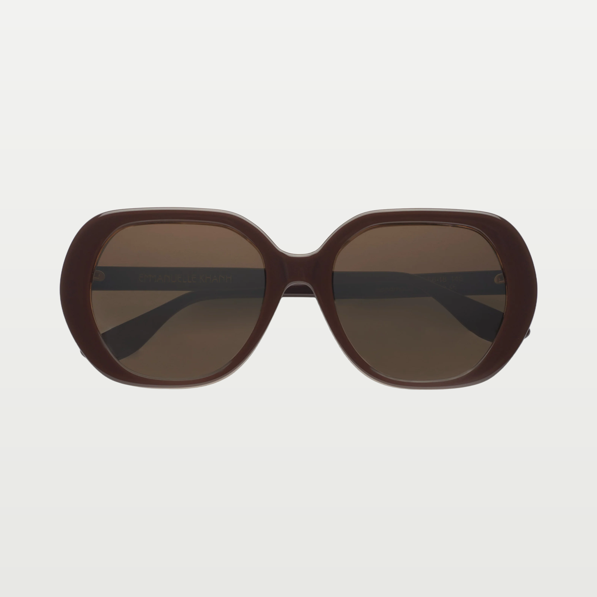 Emmanuelle Khanh Sunglasses ORPHEE-SOL — CHOCOLATE LACQUER