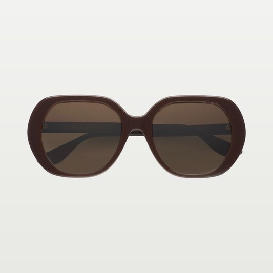 Emmanuelle Khanh Sunglasses ORPHEE-SOL — CHOCOLATE LACQUER