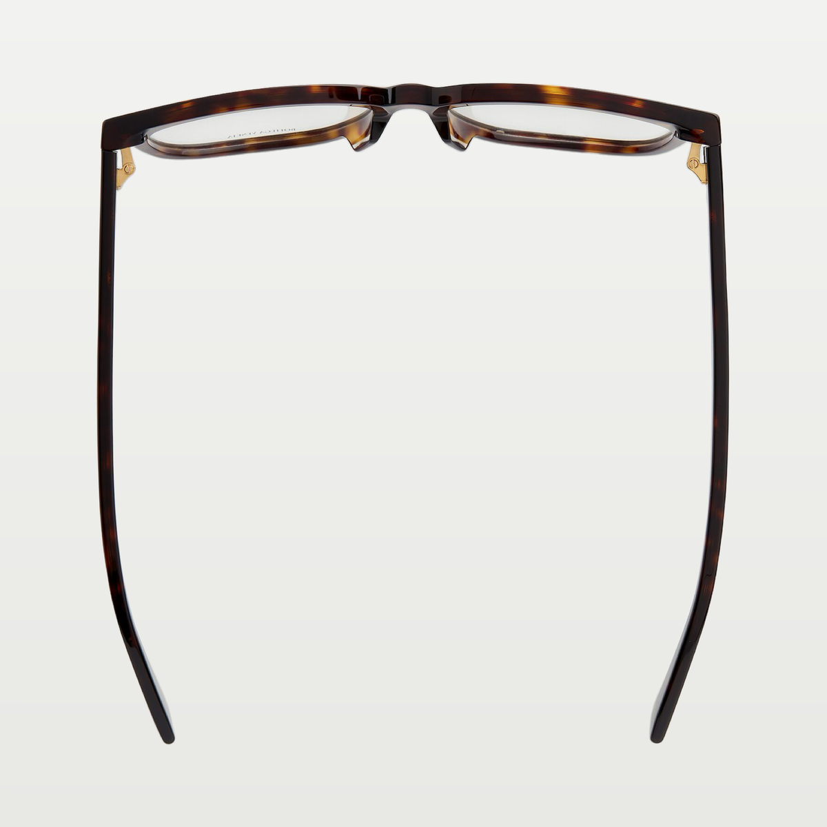 Bottega Veneta Women's Soft Recycled Acetate Square Eyeglasses in Havana/transparent