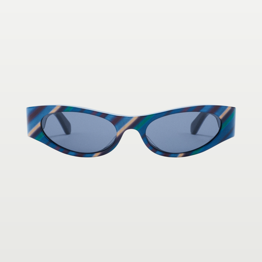 LOEWE Flash Slim Cateye sunglasses in Navy Blue