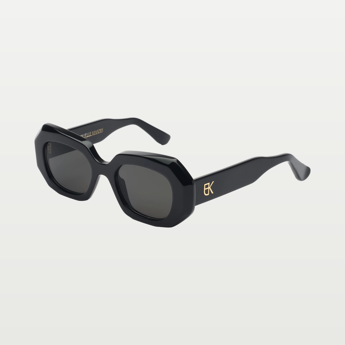 Emmanuelle Khanh Sunglasses DIXIE — BLACK GLOSSY