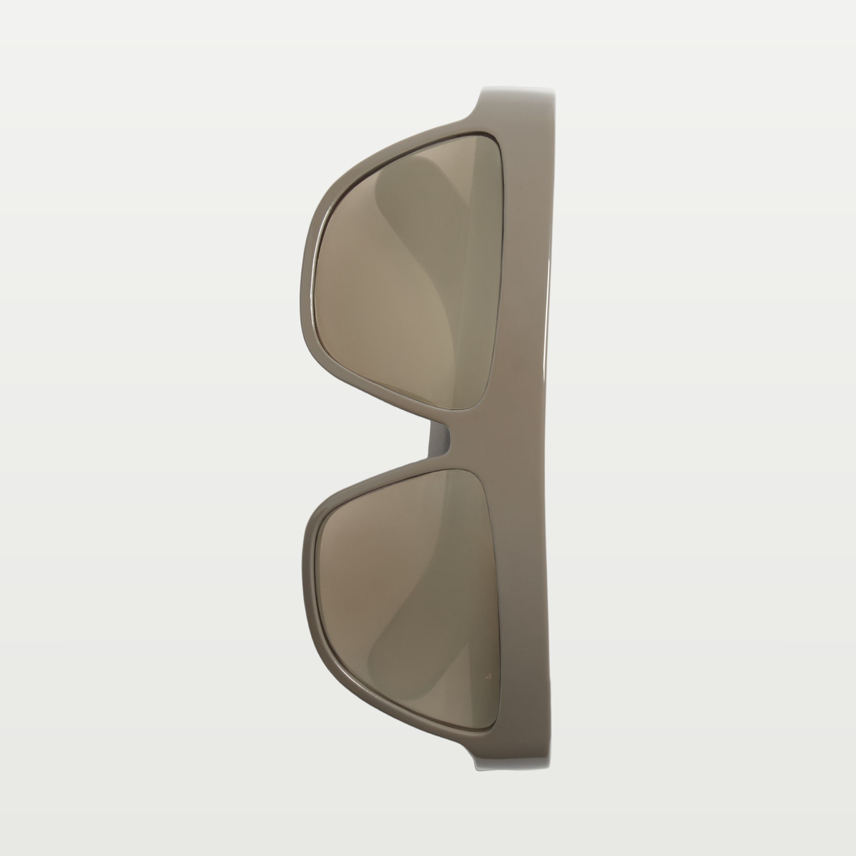 Valentino Geometric Acetate Eyewear — BROWN/BRONZE