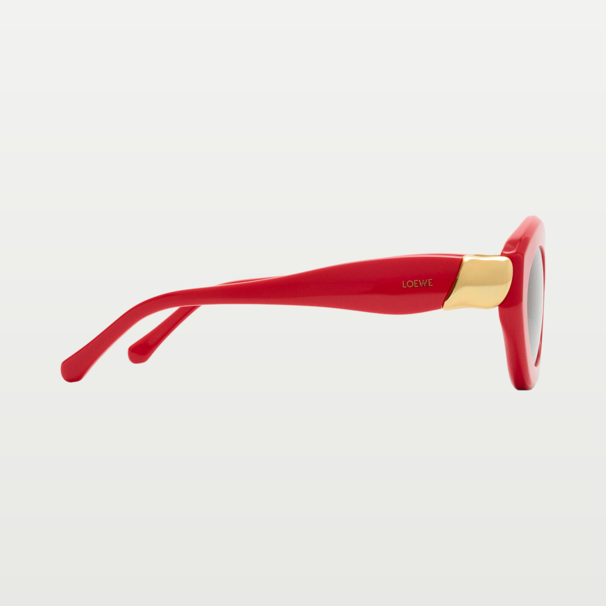 LOEWE Coil Cateye sunglasses in Ruby