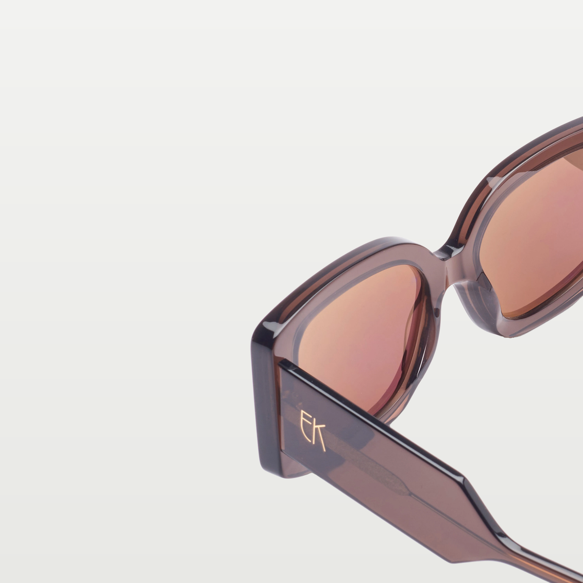 Emmanuelle Khanh Sunglasses 7082 — CRYSTAL BROWN