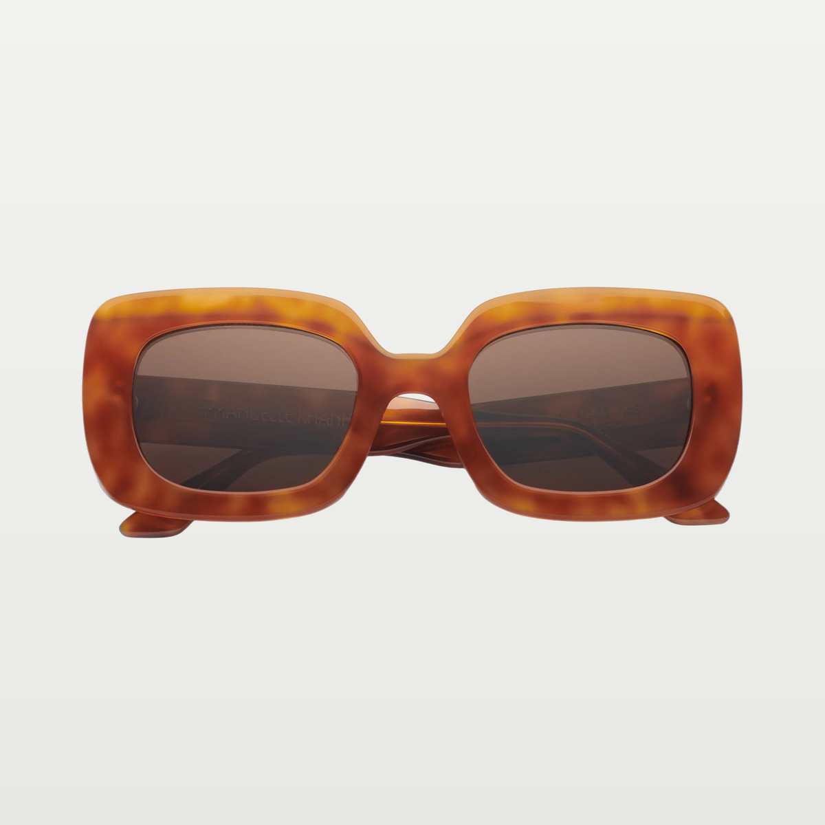 Emmanuelle Khanh Sunglasses PAMELA — TOBACCO SHELL