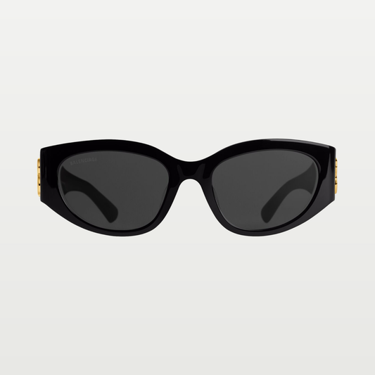 Balenciaga Women's Bossy Round Af Sunglasses in Black