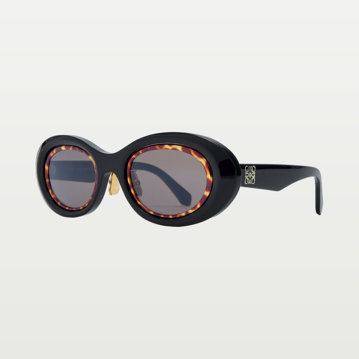 LOEWE Mini Anagram Oval sunglasses in Black
