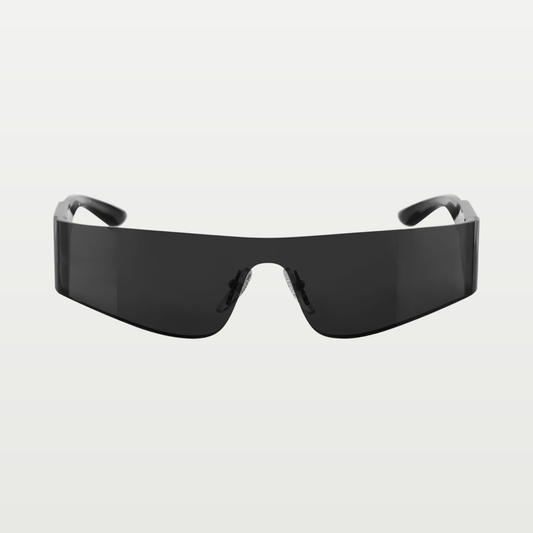 Balenciaga Mono Rectangle Sunglasses in Black