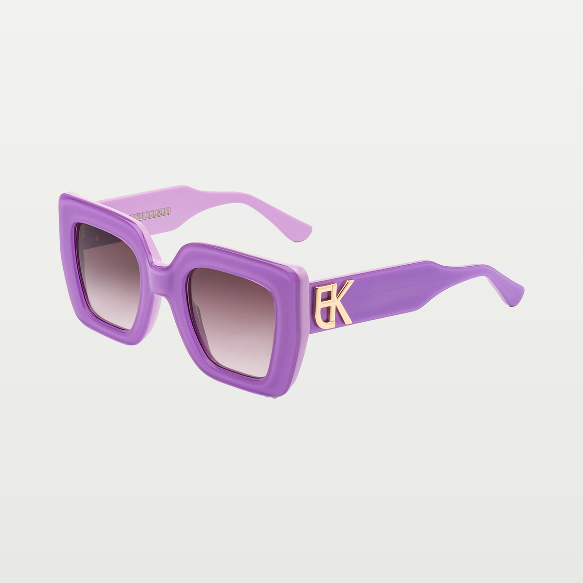 Emmanuelle Khanh Sunglasses MIDNIGHT — GLOSSY LAVENDER