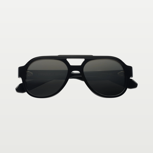 Emmanuelle Khanh Sunglasses ORION — ORGANIC CRYSTAL BLACK - AR