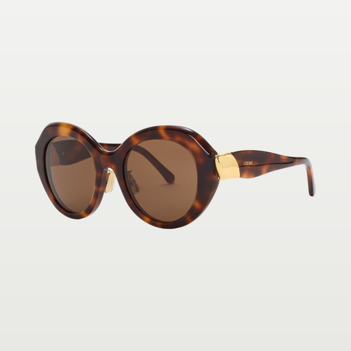 LOEWE Coil Butterfly sunglasses in Havana