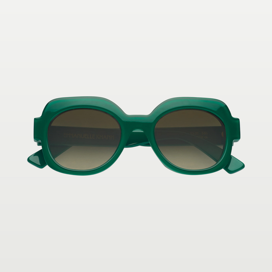 Emmanuelle Khanh Sunglasses SATIN — 94 - Bouteille