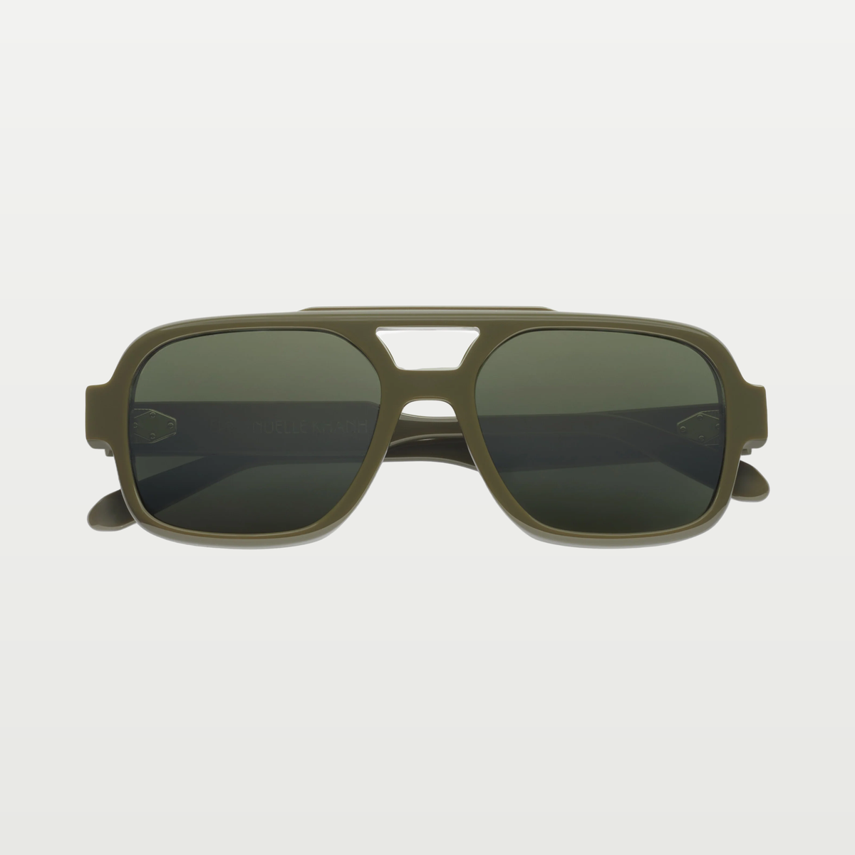 Emmanuelle Khanh Sunglasses HERO — OLIVE