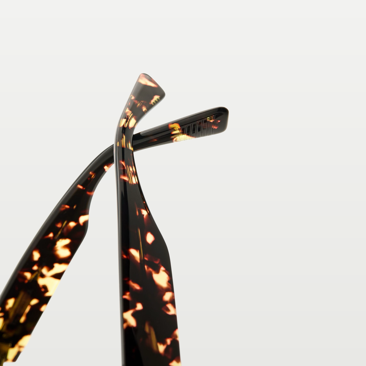 Bottega Veneta Mitre Cat Eye Sunglasses in Havana/brown