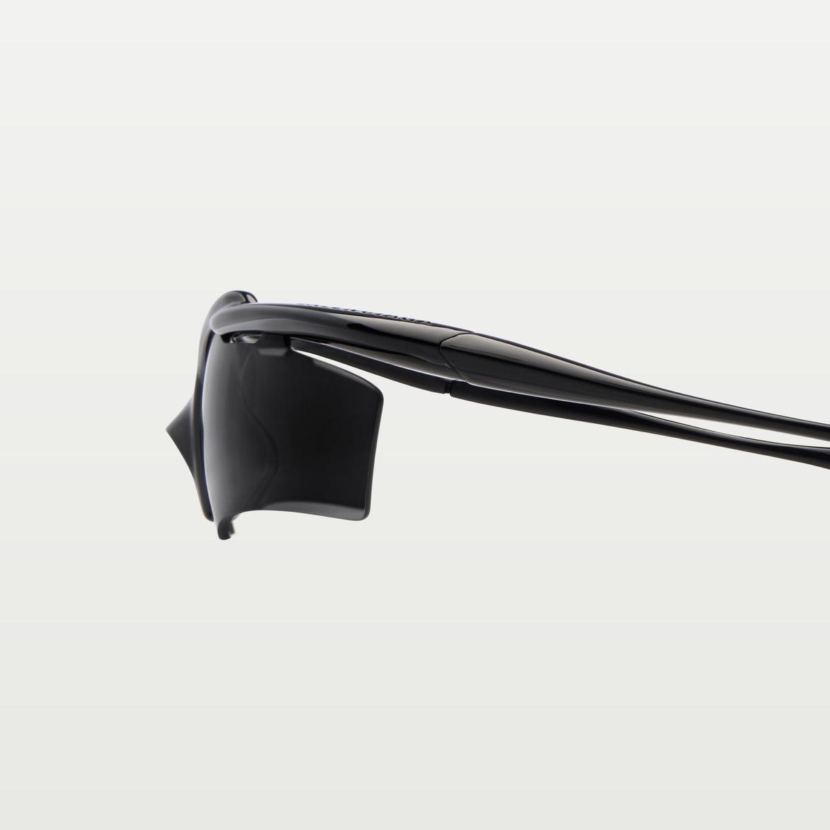 Balenciaga Turbo Rectangle Sunglasses in Black
