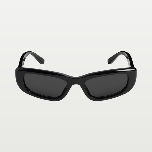 Balenciaga Women's Palma Rectangle Sunglasses in Black
