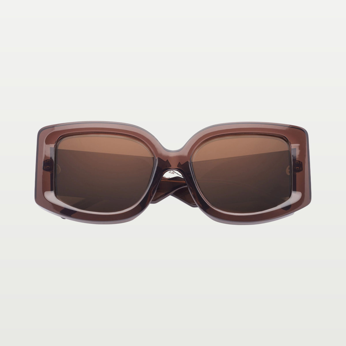 Emmanuelle Khanh Sunglasses 7082 — CRYSTAL BROWN