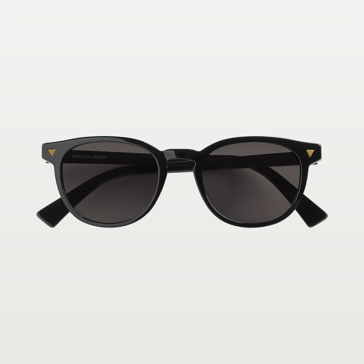 Bottega Veneta Men's Soft Recycled Acetate Panthos Sunglasses in Black / Grey