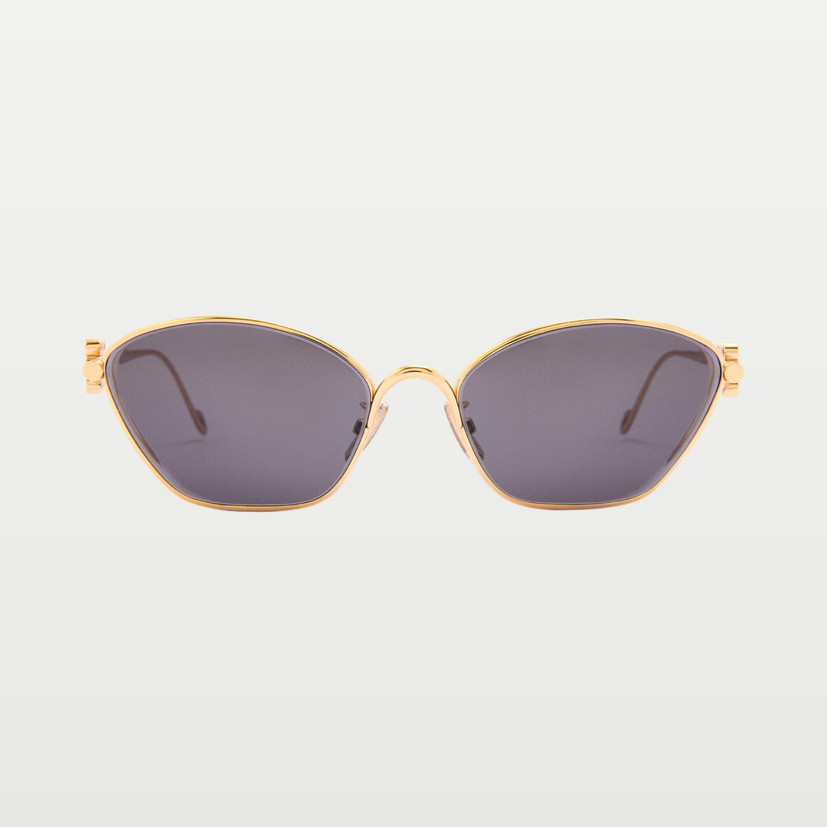 LOEWE Anagram hexagonal sunglasses in Smoke Moka