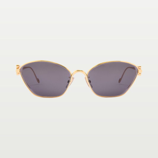 LOEWE Anagram hexagonal sunglasses in Smoke Moka