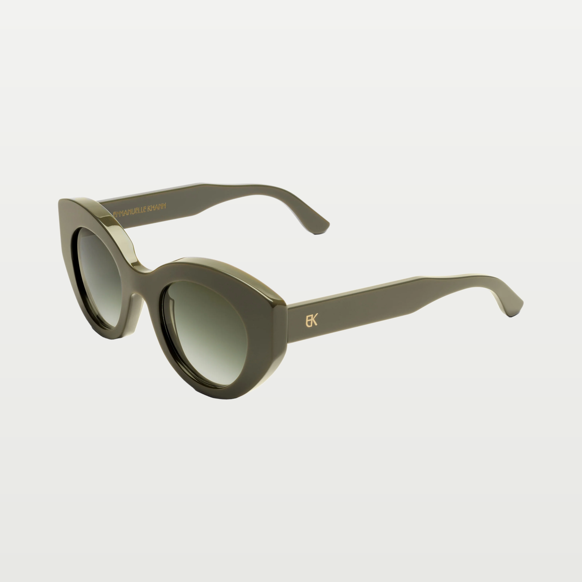Emmanuelle Khanh Sunglasses CLOUD — OLIVE