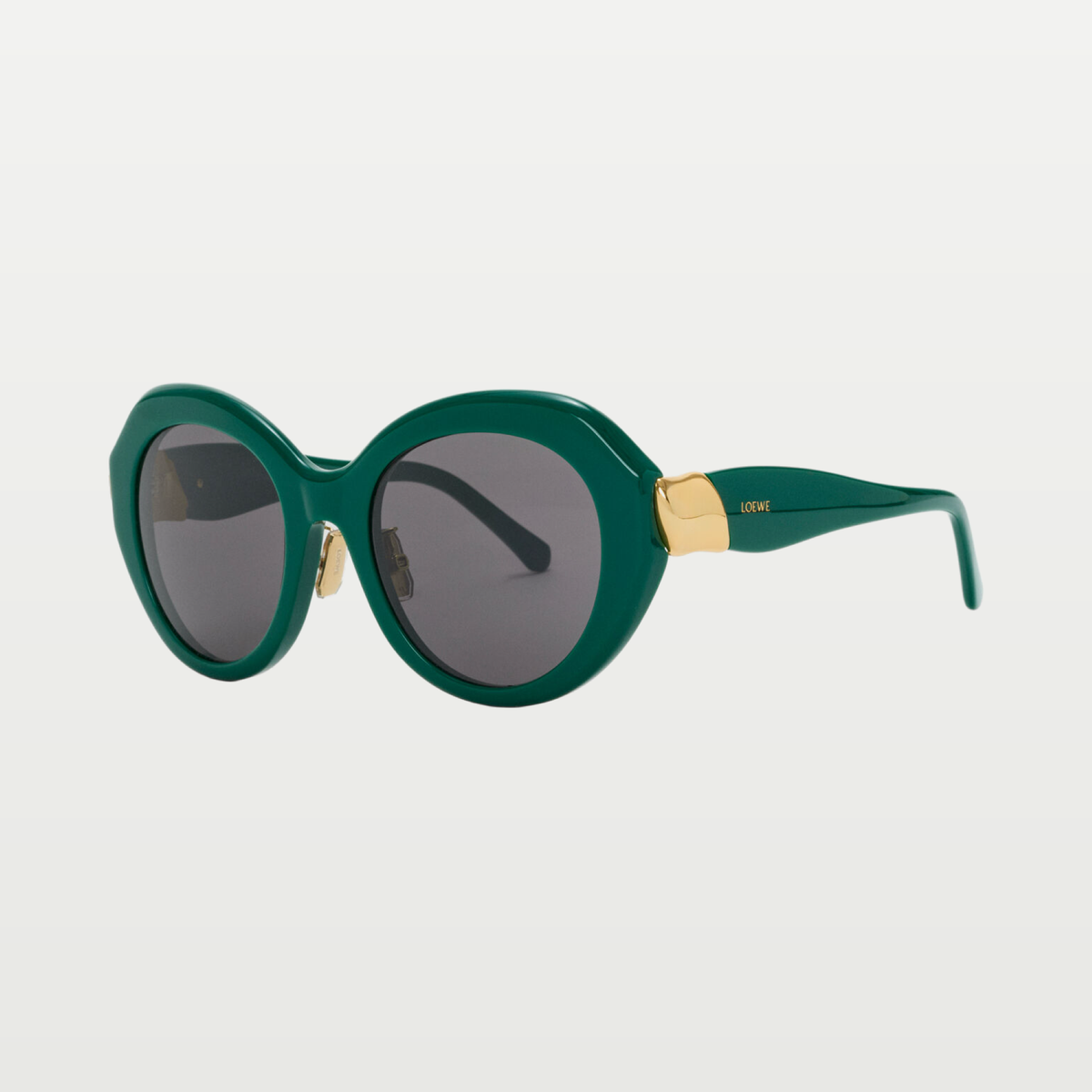 LOEWE Coil Butterfly sunglasses in Emerald Green