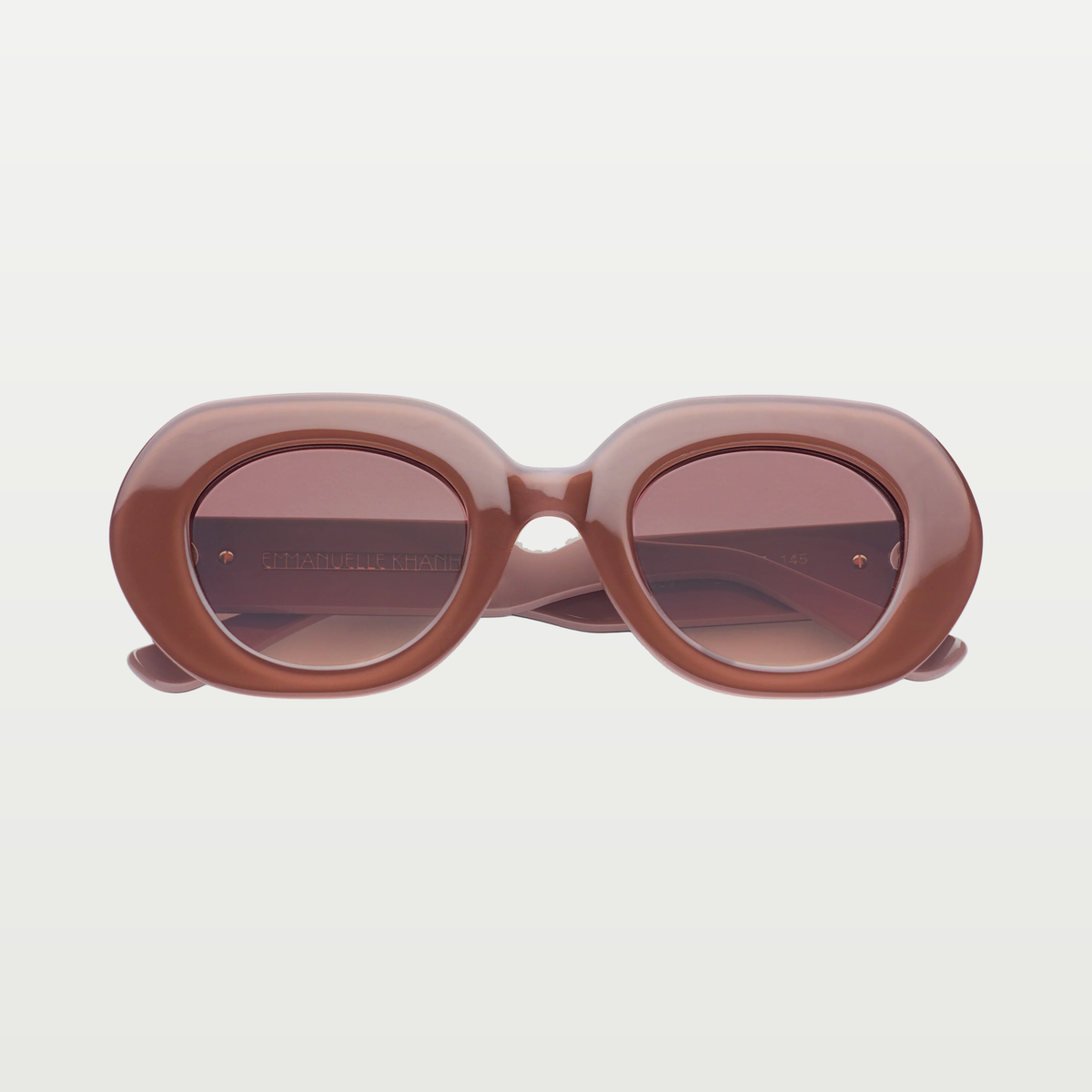 Emmanuelle Khanh Sunglasses ANGELI — 54 - Brick red