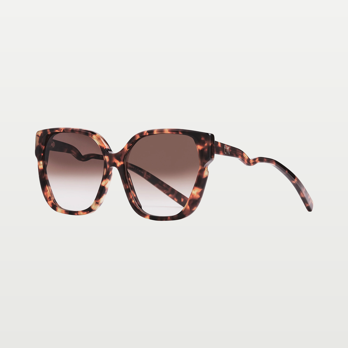 Emmanuelle Khanh Sunglasses 11820N — ORGANIC BRONZE SCALE