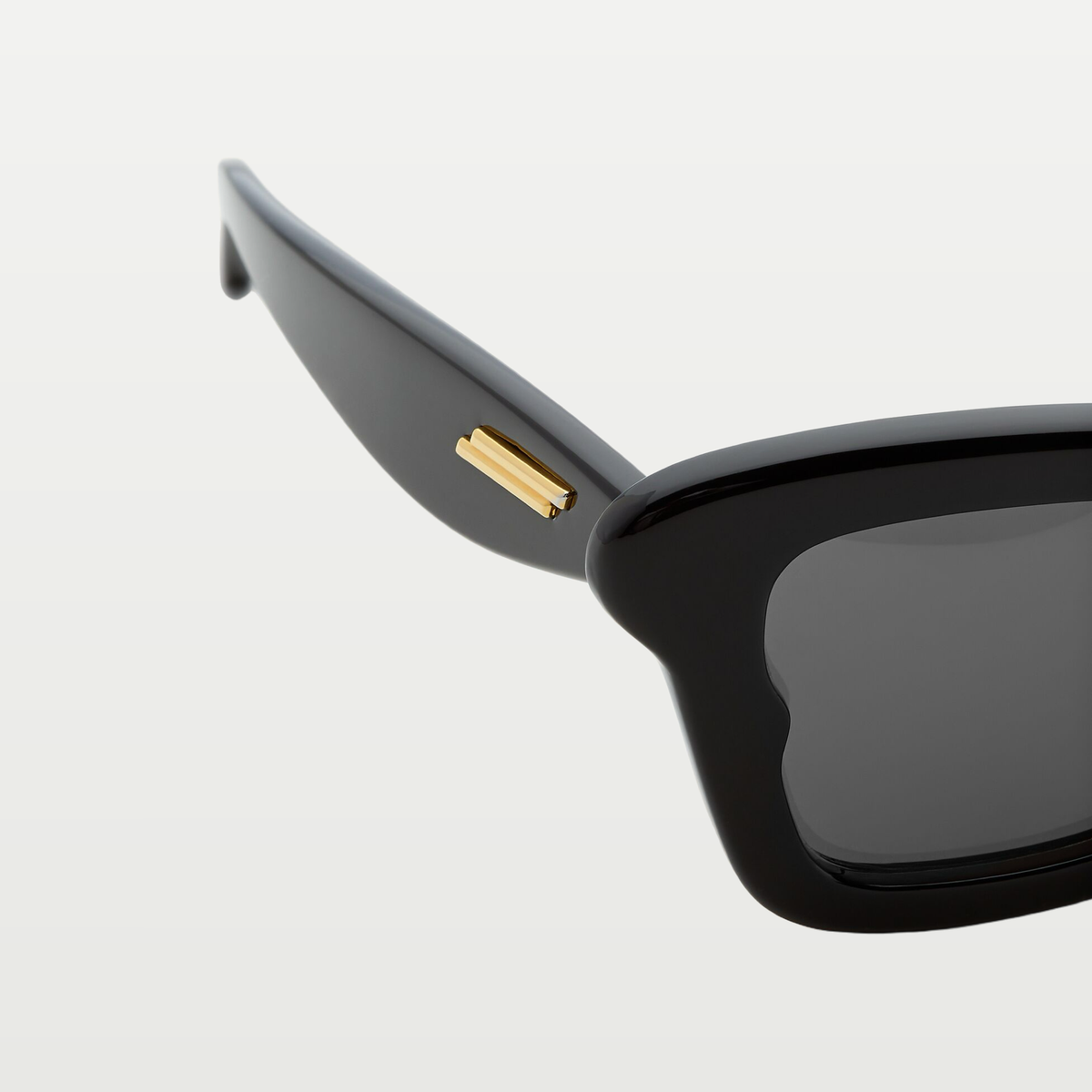 Bottega Veneta Sophia Ribbon Butterfly Sunglasses in Black/gray