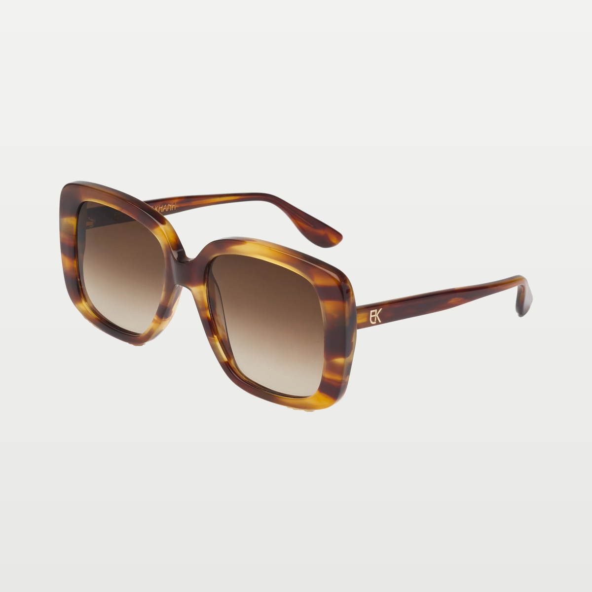 Emmanuelle Khanh Sunglasses CARMEN-SOL — HAVANA FLAME