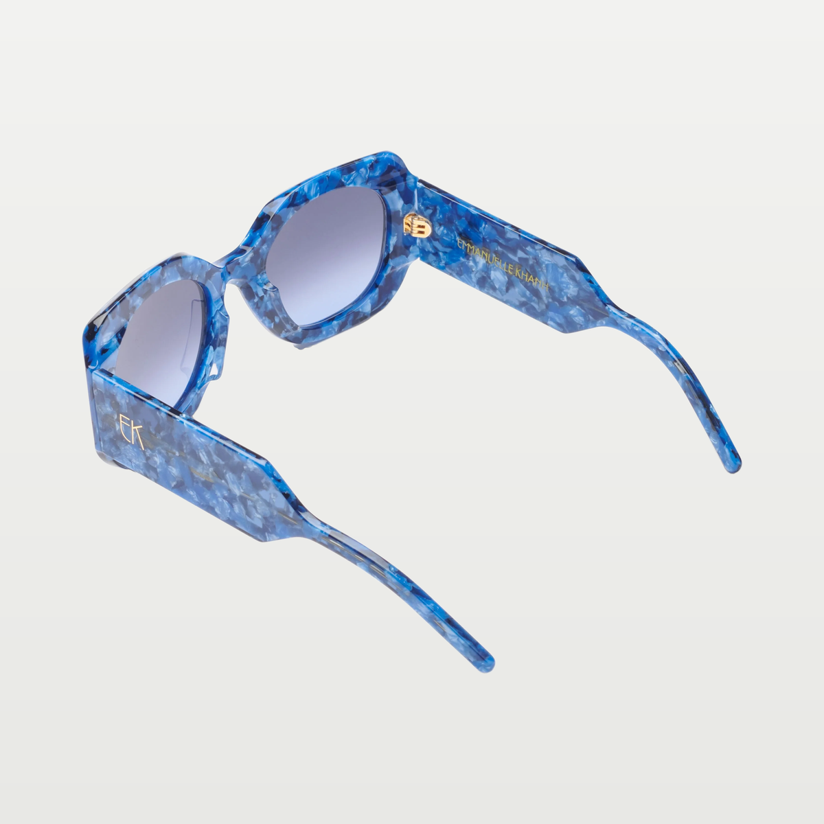 Emmanuelle Khanh Sunglasses 8065 — BLUE BUBBLEGUM