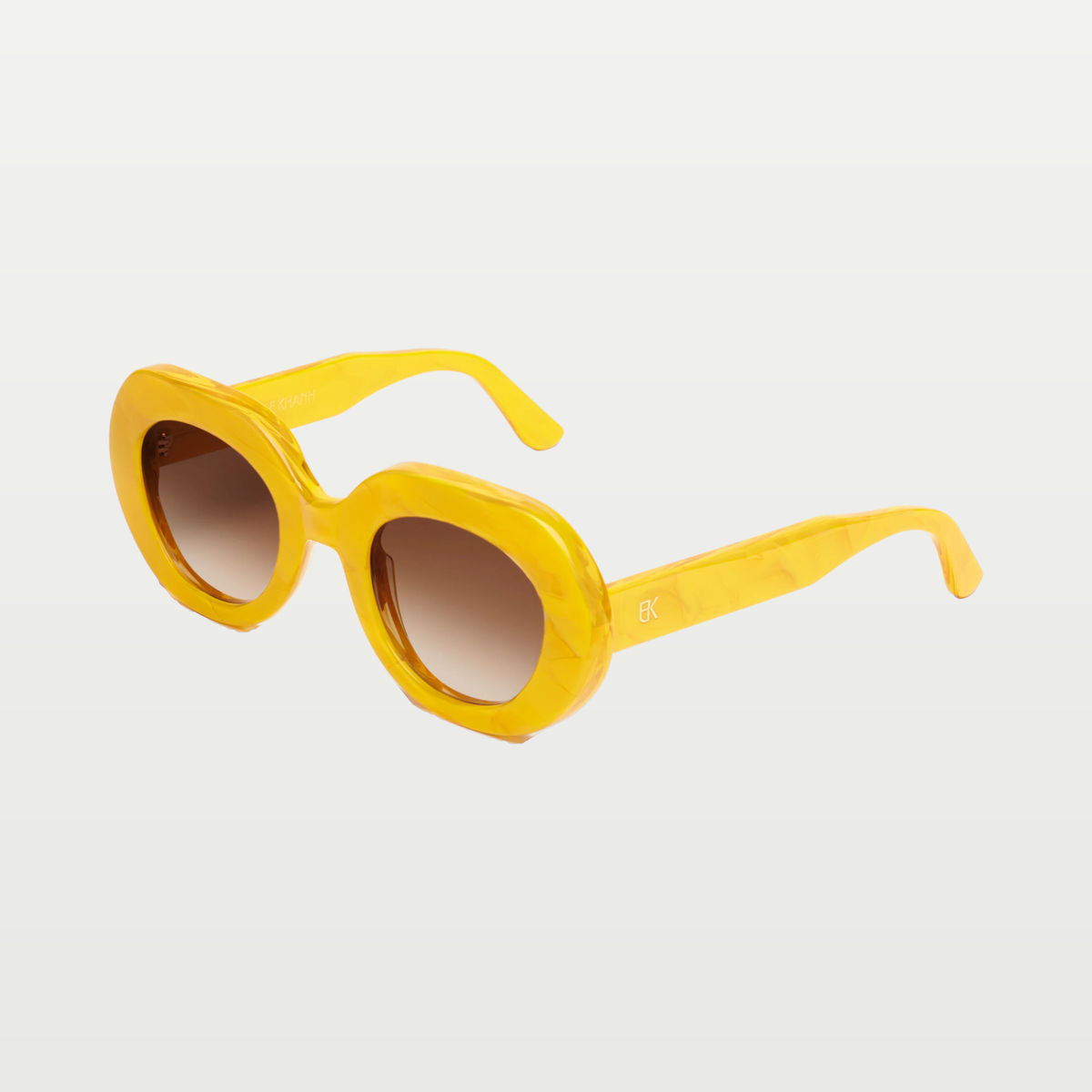Emmanuelle Khanh Sunglasses LOVE — YELLOW MOIRAGE