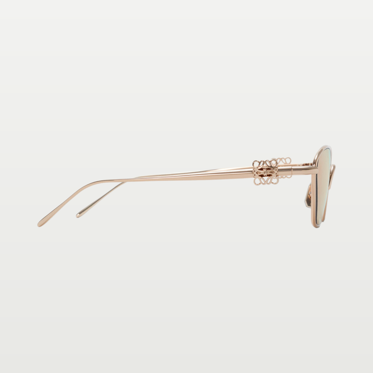 LOEWE Anagram Bombé Hexagon sunglasses in Rose Gold